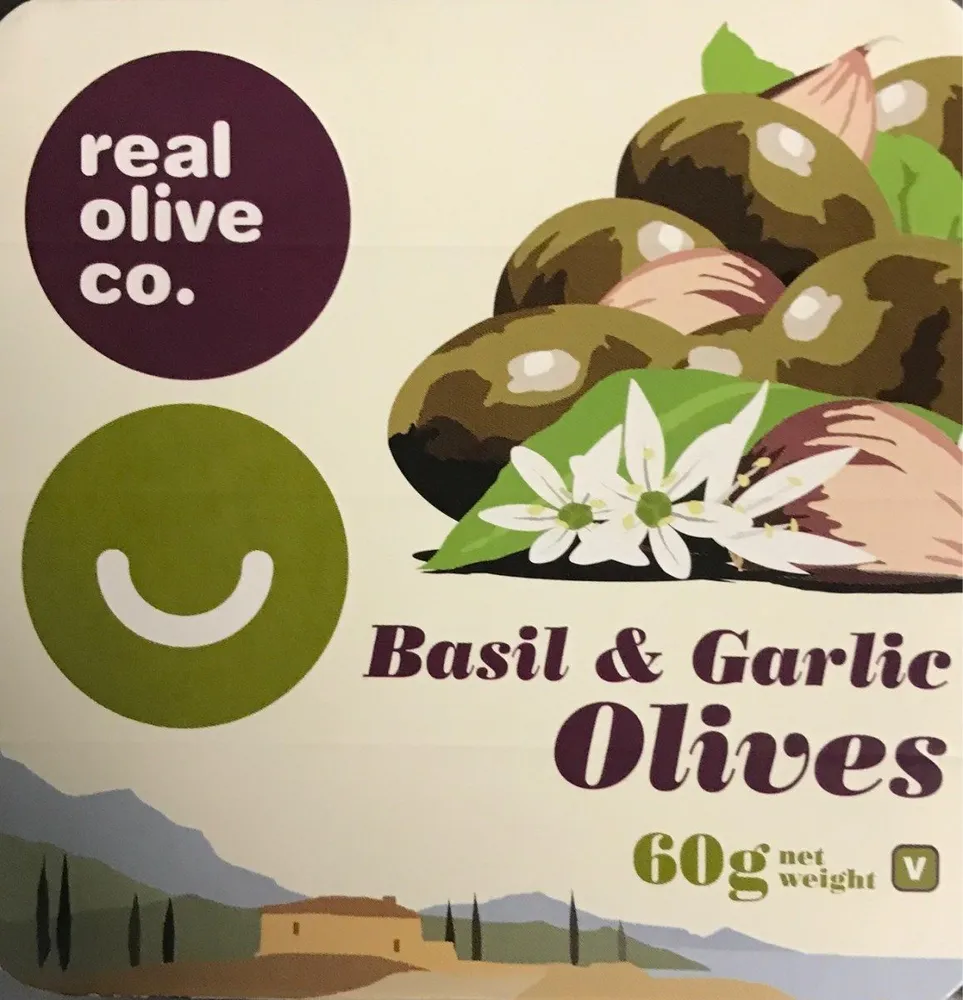 Basil & Garlic Olives