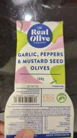 Garlic, Peppers, & Mustard Seed Olives