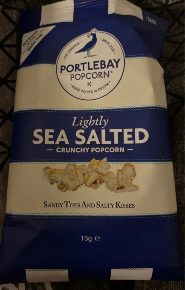 Lightly Sea Salted crunchy popcorn