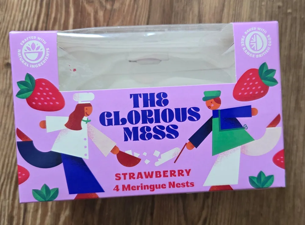 Strawberry meringue