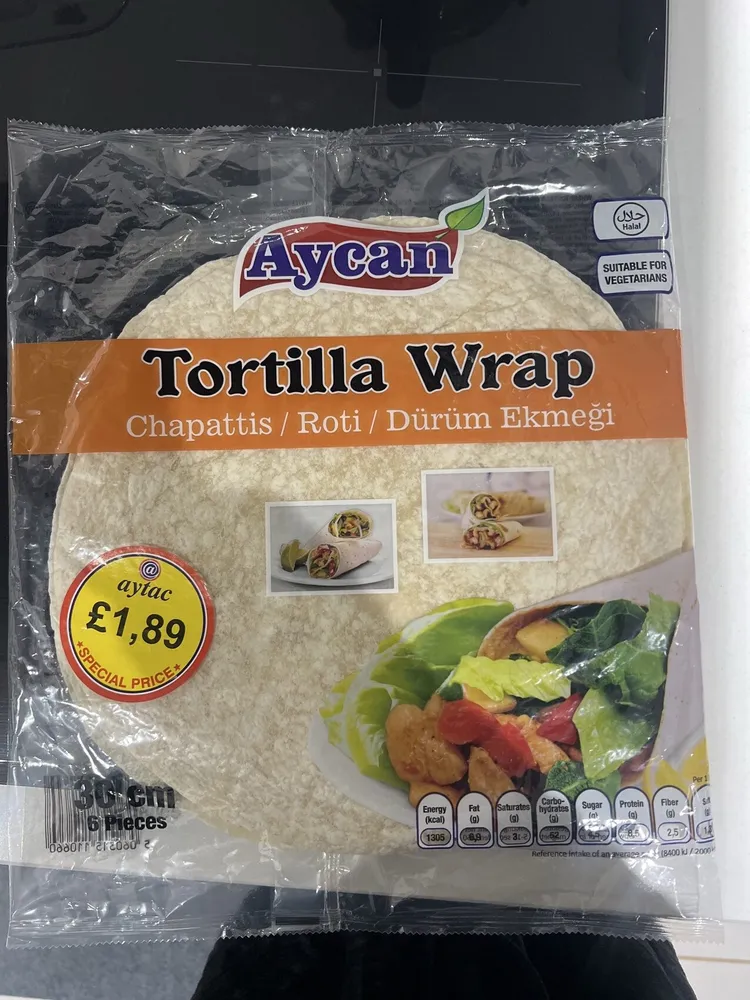 Tortilla wrap