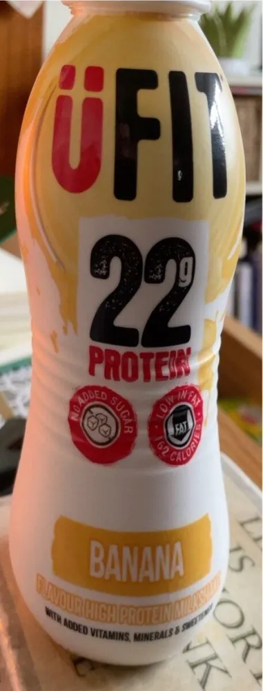 Banana protein milkshake