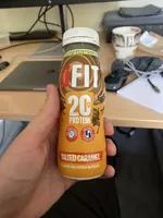 Ufit salted caramel high protein milkshake