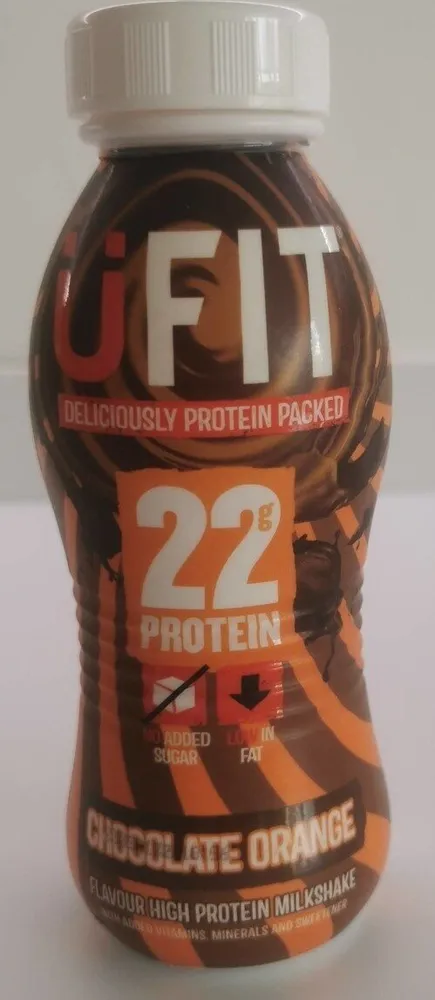 Chocolate orange high protein milkshake