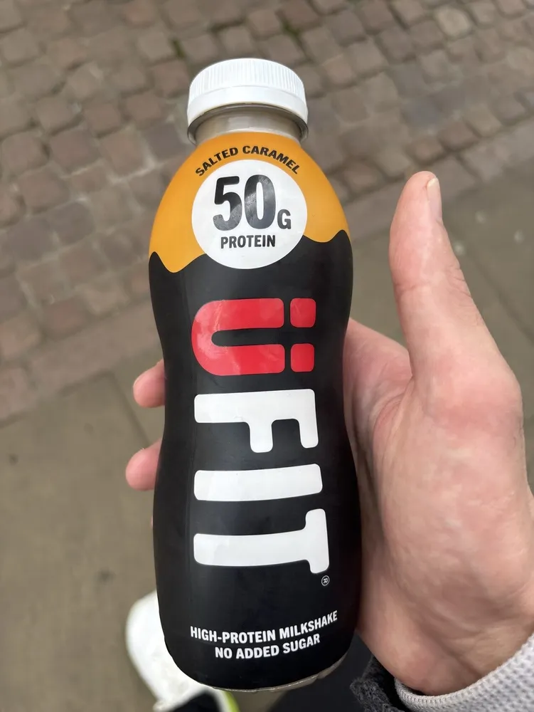 Salted Caramel High Protein Milkshake