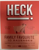 HECK Family Favourite Pork sausages