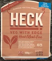 Meat free sausages lightly seasonned