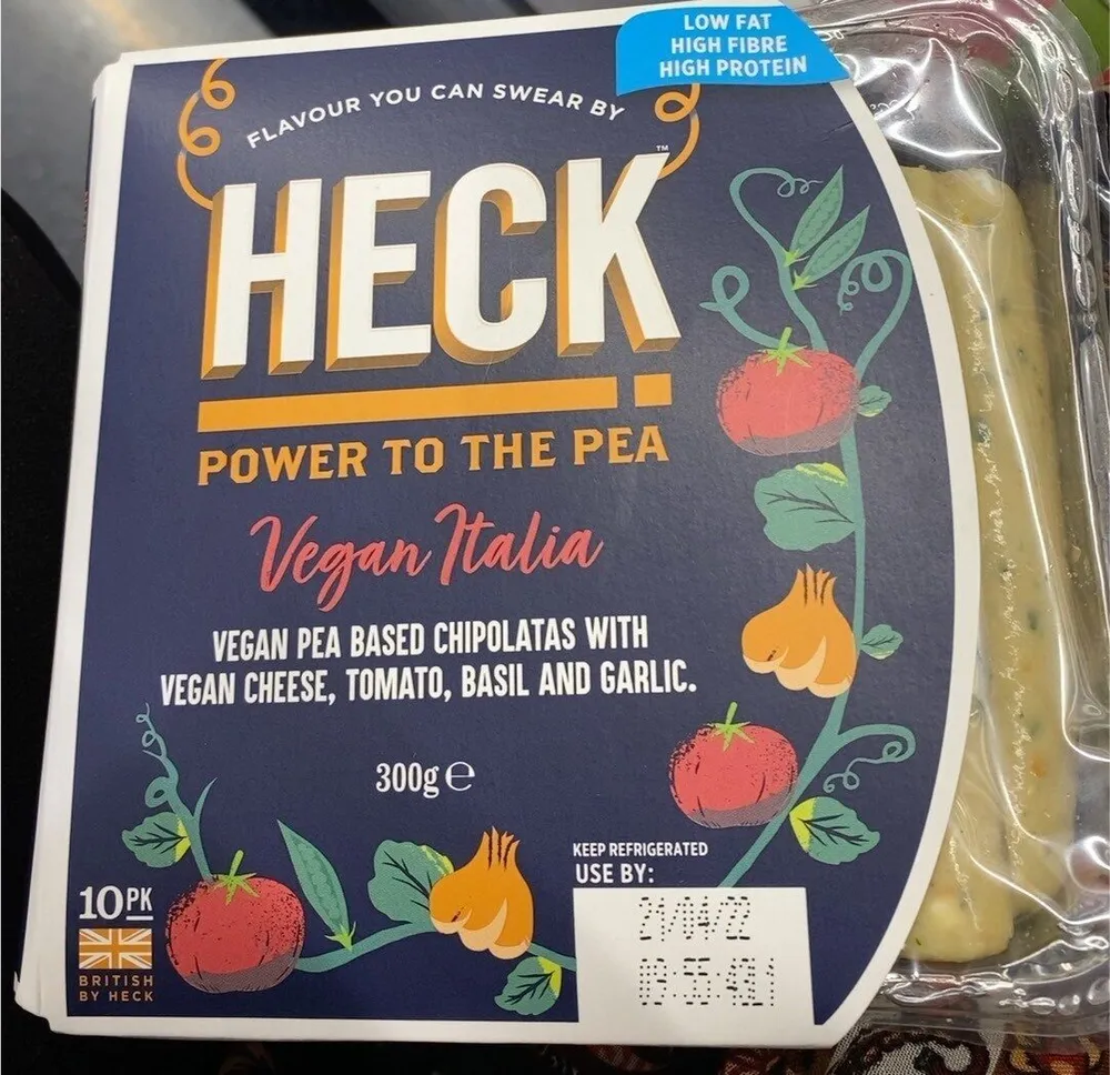 Meat free vegan italian sausages
