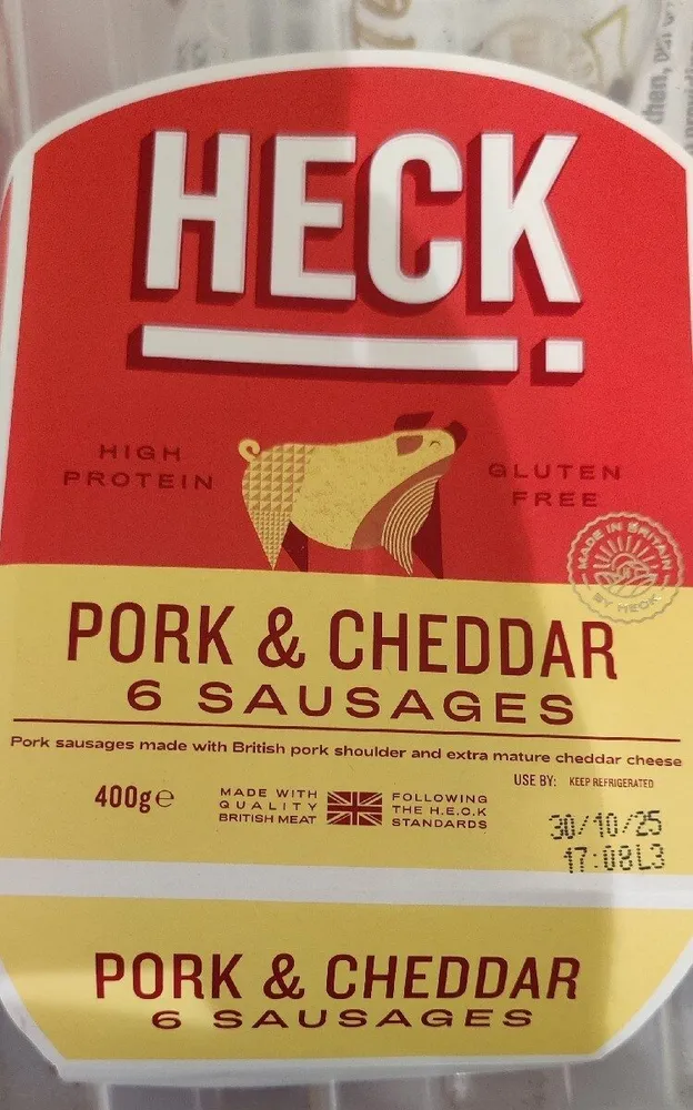 Pork And Cheddar Sausages