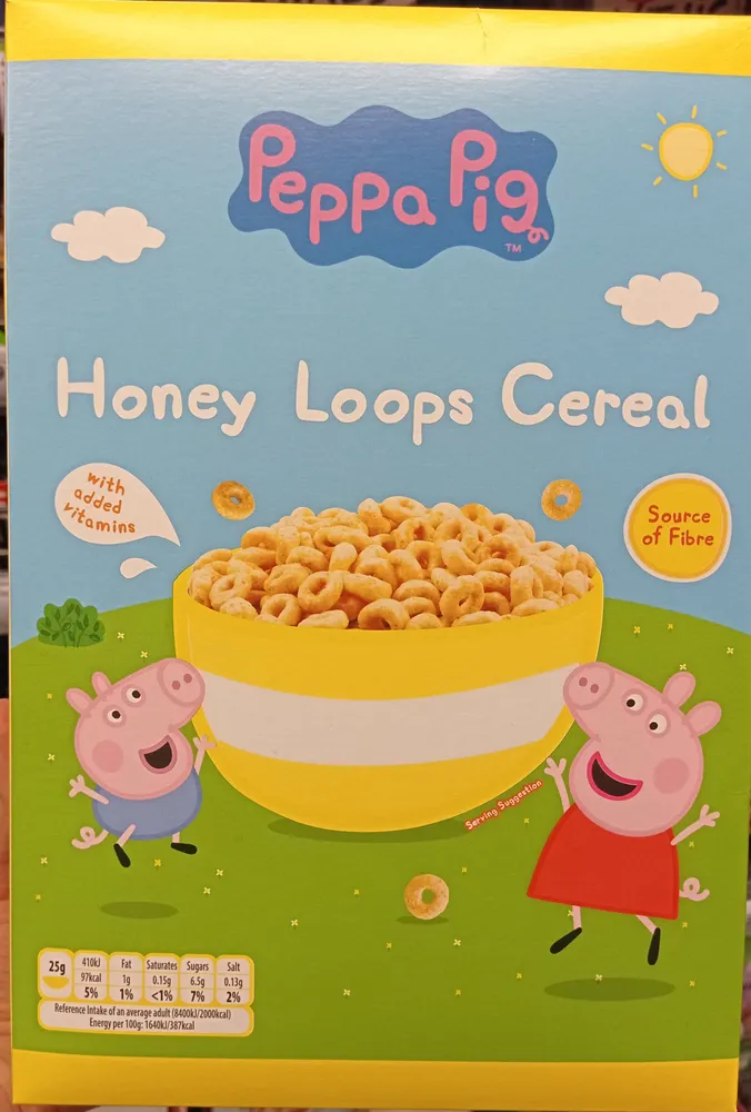 Honey loop cereal