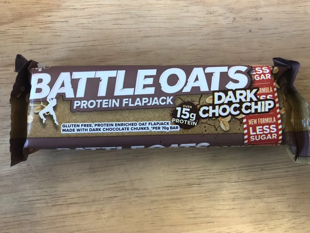 Battle Oats Protein Flapjack Dark Choc Chip