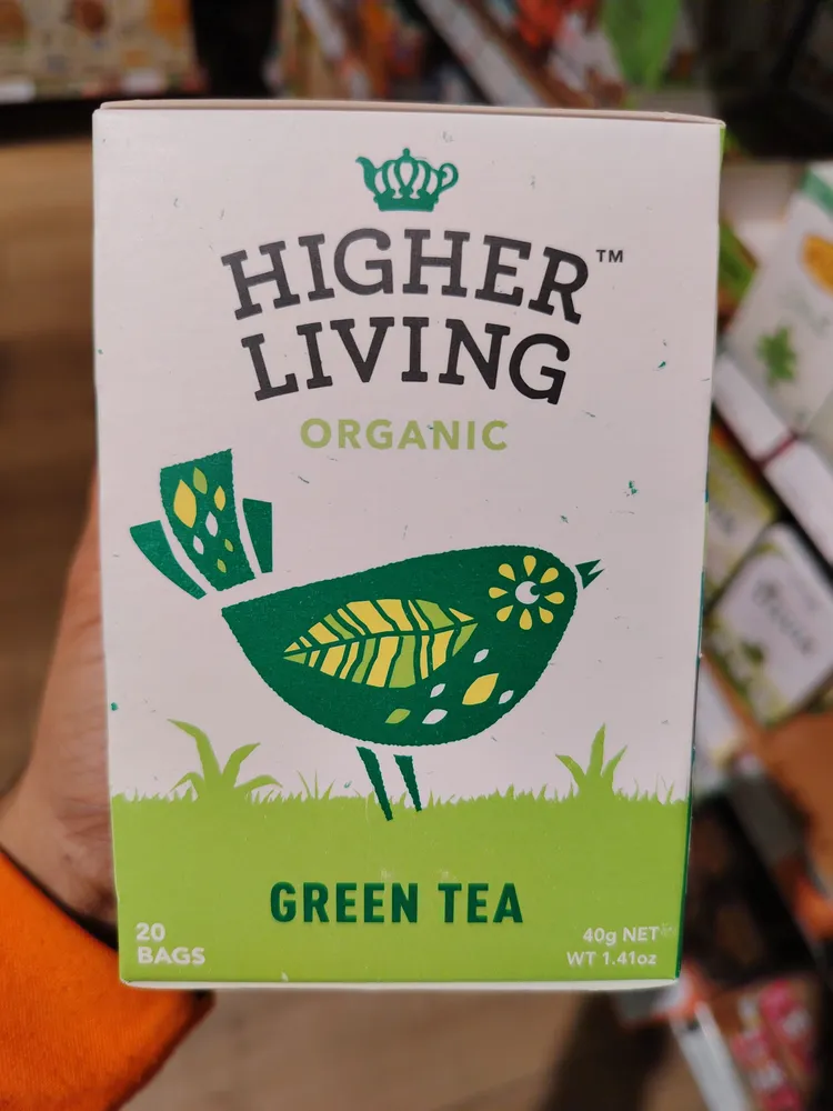 Higher Living Green Tea Luomu Vihreä Tee