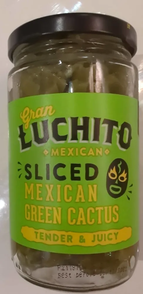 Sliced Mexican Green Cactus