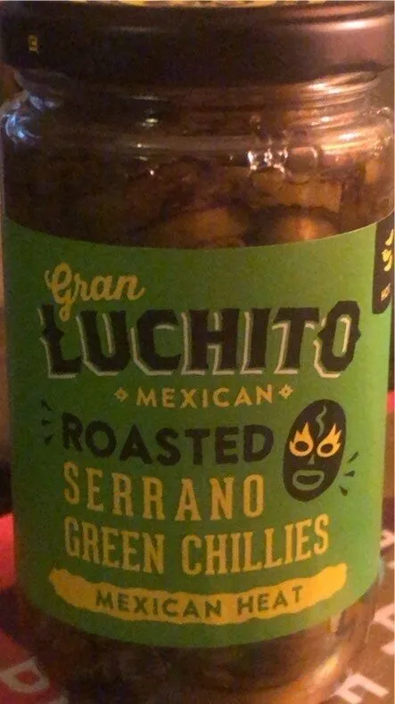 Roasted Serrano Green Chillies