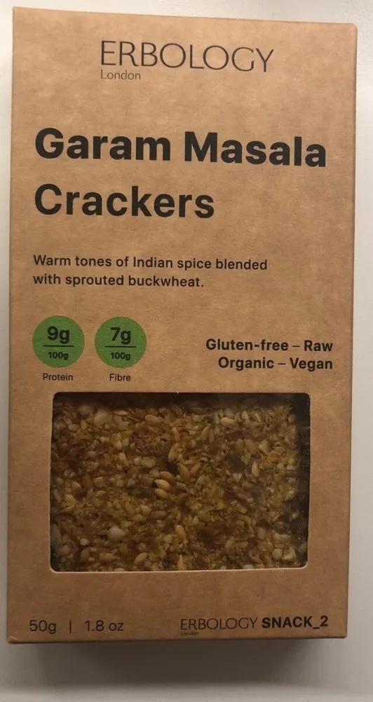 Garam masala crackers
