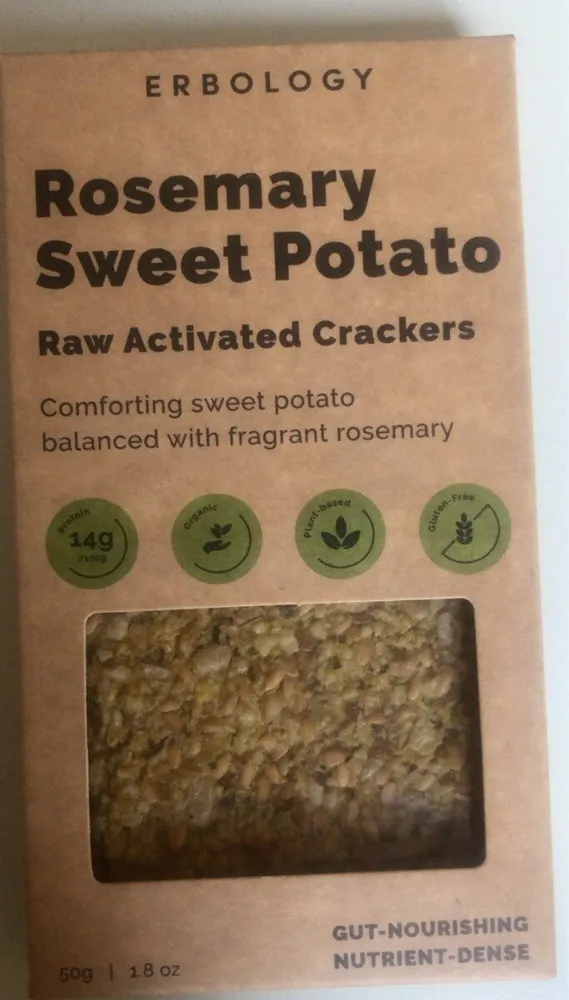 Rosemary Sweet Potato Crackers
