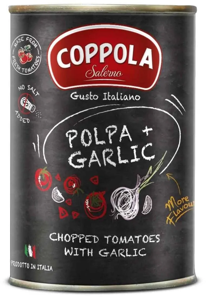 Chopped Tomatoes with Garlic