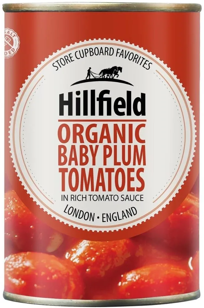 Organic Baby Plum Tomatoes in Rich Tomato Sauce