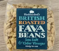 Roasted fava beans with sea salt & cider vinegar