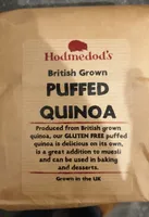 Puffed quinoa