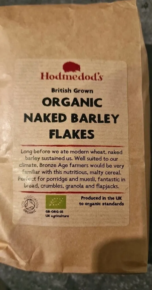 Organic Naked Barley Flakes