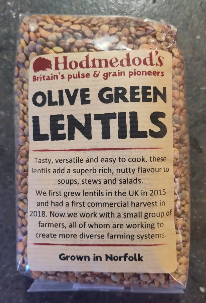 Olive Green Lentils