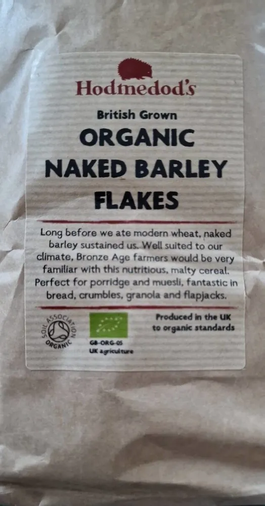 Organic Naked Barley Flakes