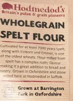 Wholegrain spelt flour