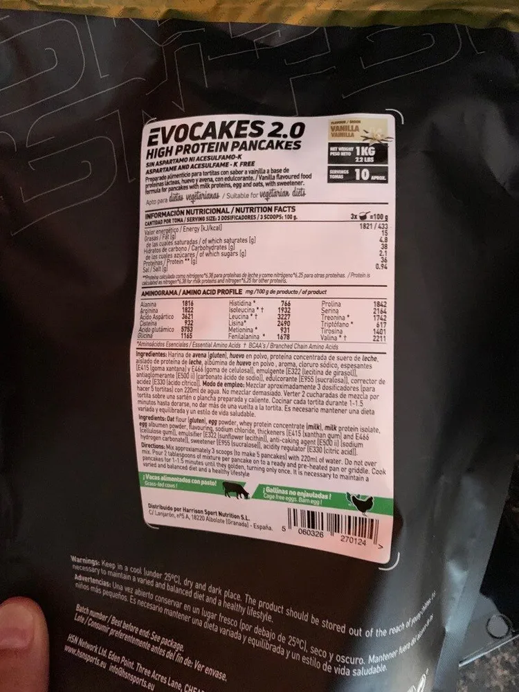 Evocakes 2.0 High Protein Pancakes