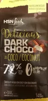 Dark choco with coco 72%