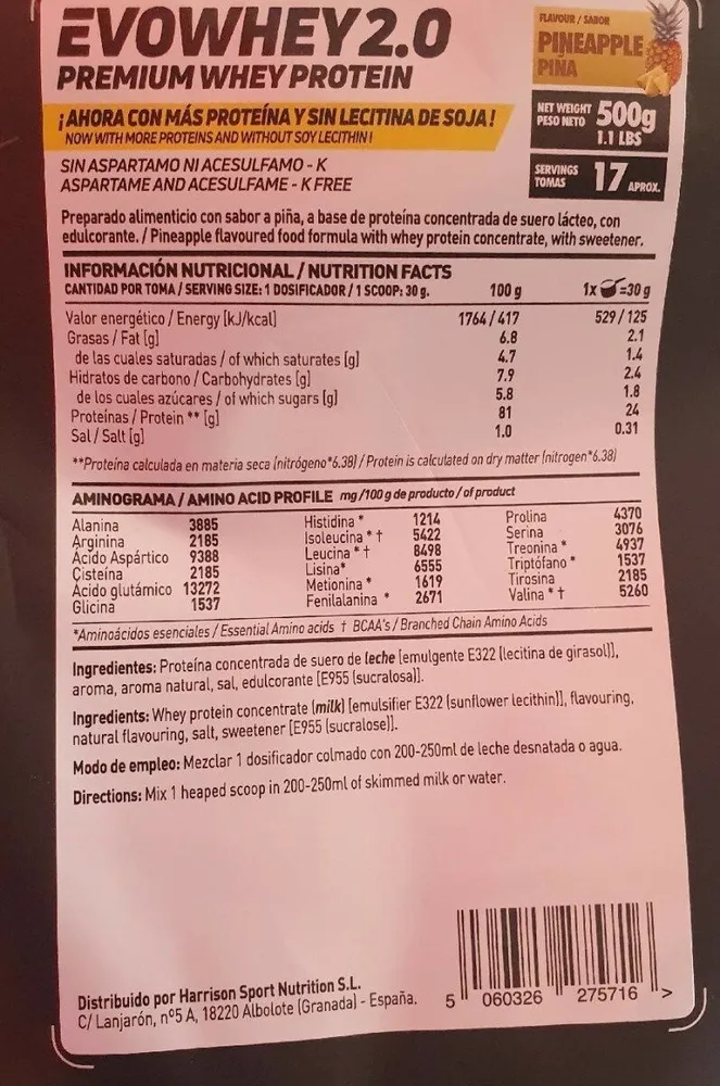 Evowhey 2.0
