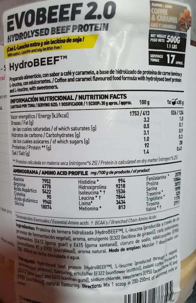 Evobeef 2.0 coffee & caramel