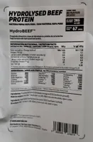 Hydrolysed beef protein