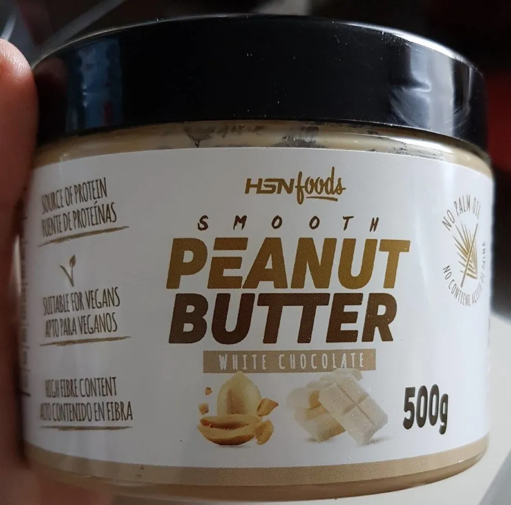 Crema de cacahuete sabor Chocolate Blanco