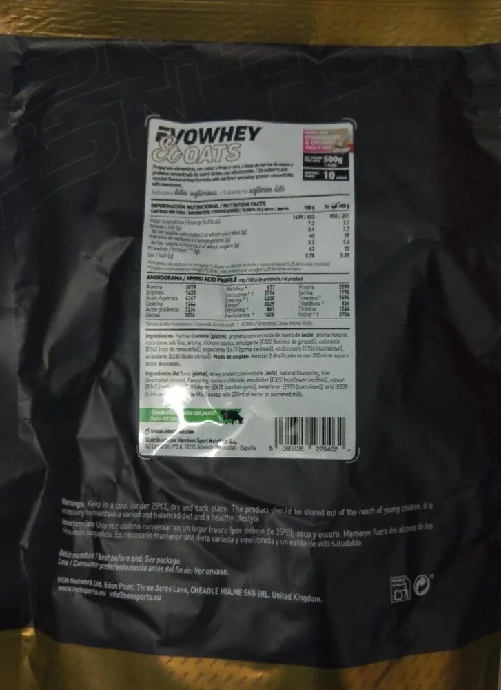Evo whey & Oats