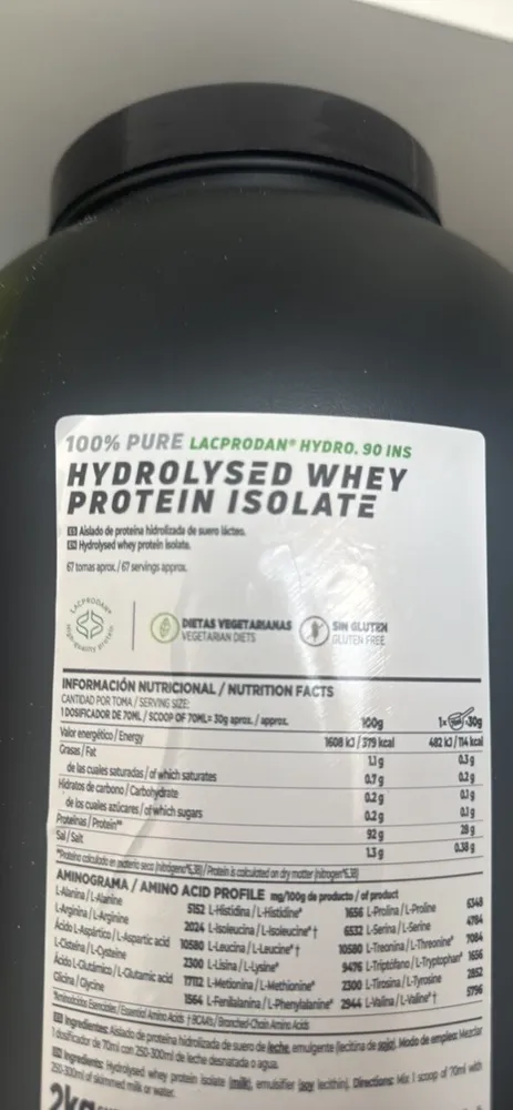 Whey Isolate Hydrolysate