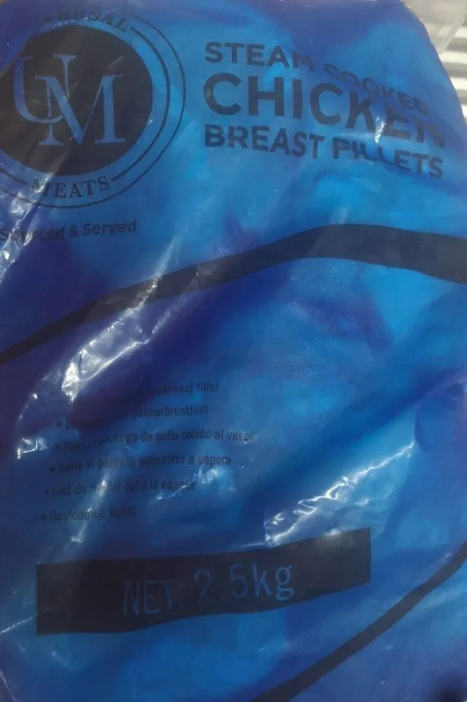 Steam cooked breast fillets