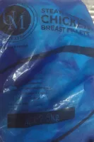 Steam cooked breast fillets