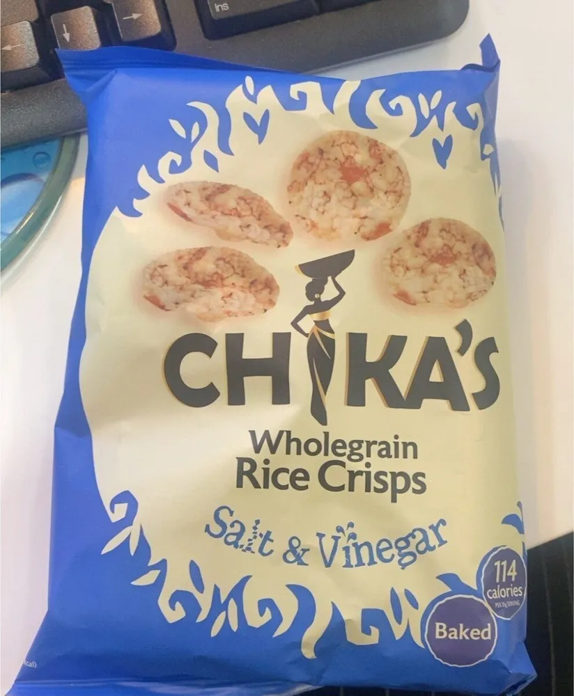 Wholegrain rice crips