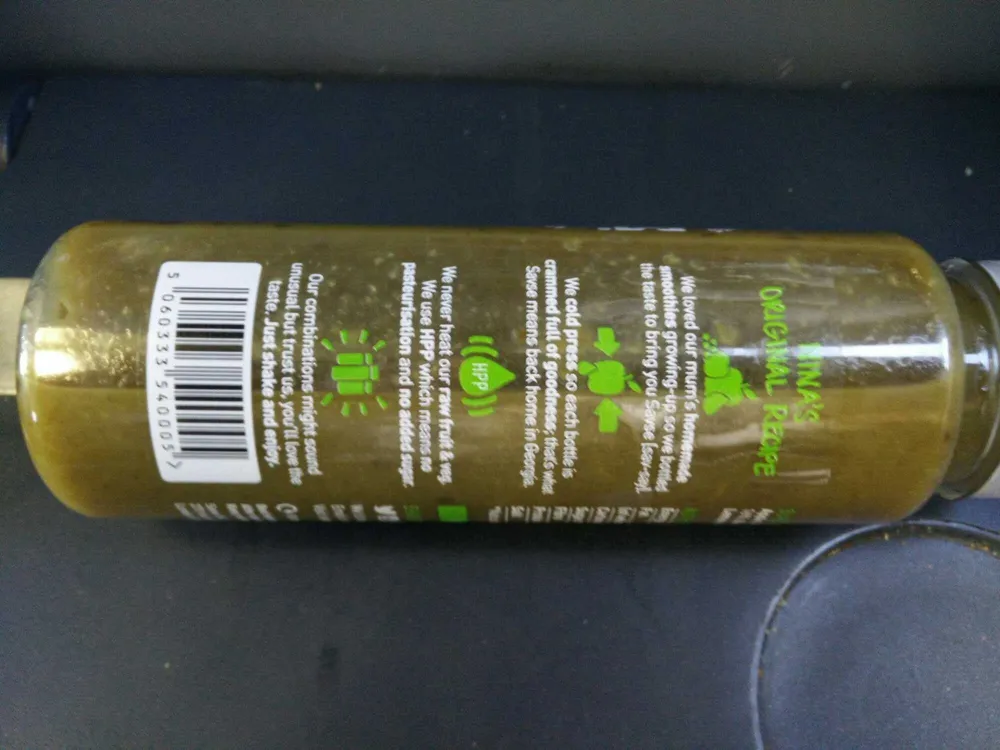 Savse Nina's Super Green Raw Smoothie 250ML