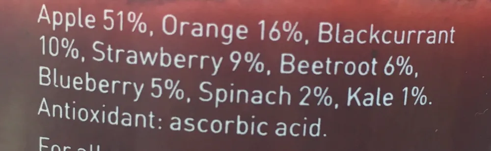 Nina's Super Blue Smoothie 750ML