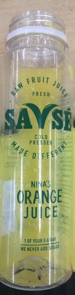 Nina's orange juice