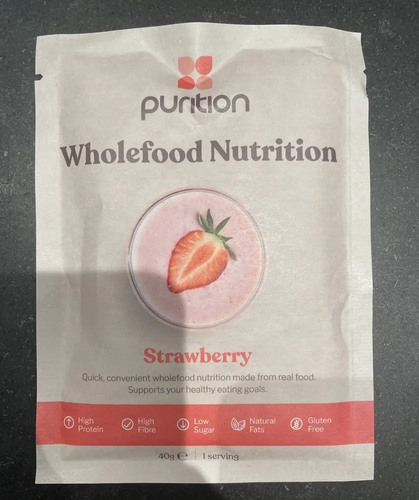 strawberry wholefood nutrition shake