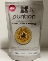 Wholefood nutrition with coffee & walnut
