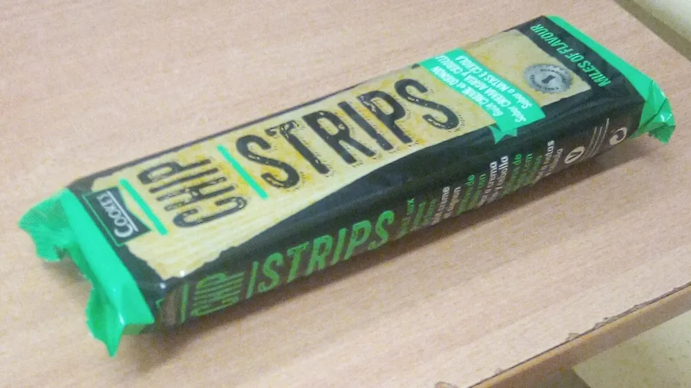 Chips strips creme & oignon cooke's