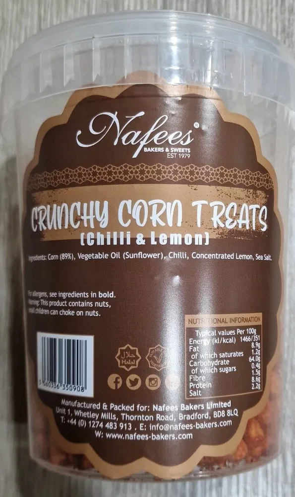 Crunchy Corn Treats (Chilli & Lemon)