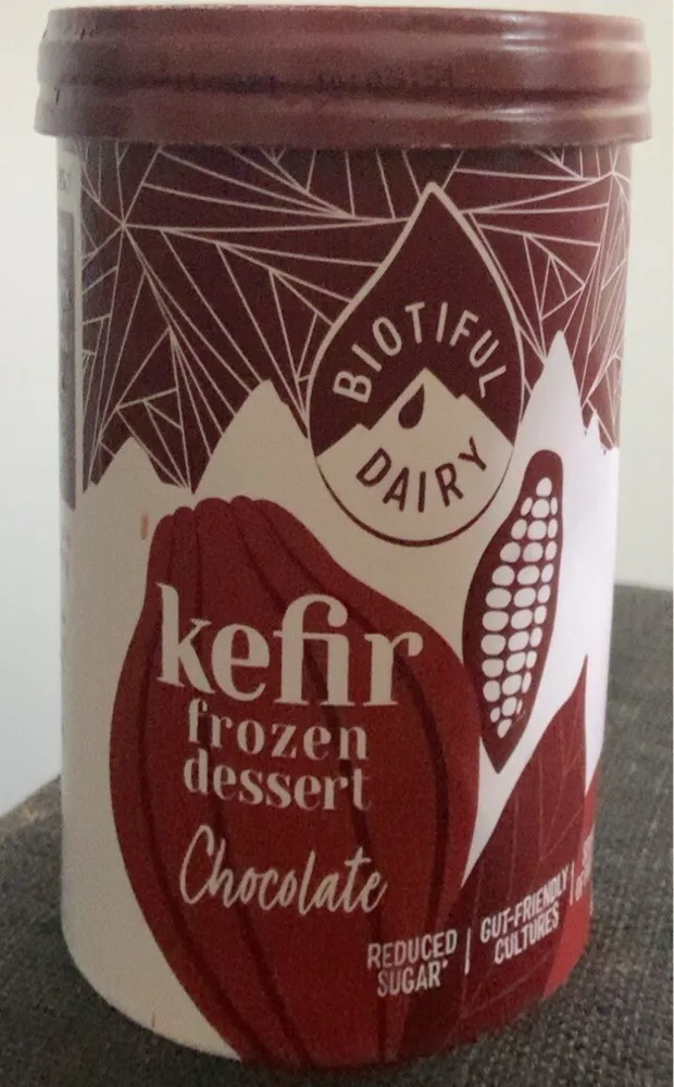 Kefir frozen dessert chocolate