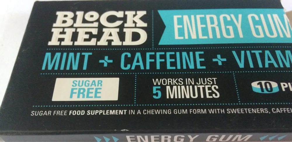 Chewing gum ENERGY GUM Peppermint