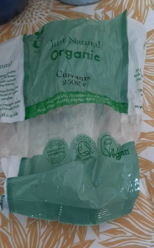 Organic currants