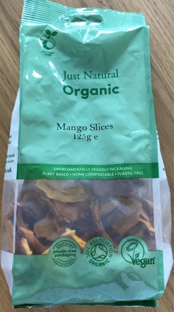 Organic Mango slices